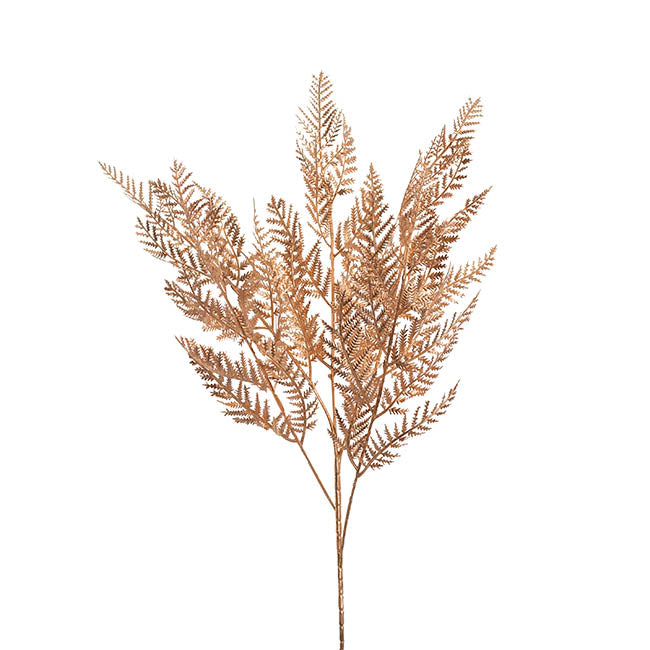 Bracken Fern Spray Metallic Gold (86cmH)