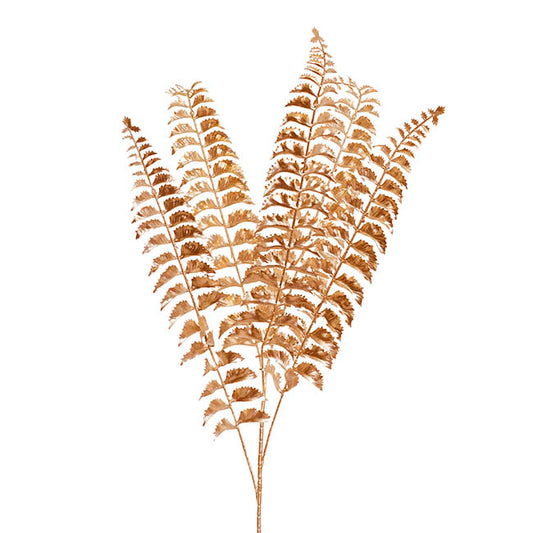 Five Finger Maidenhair Fern Spray Gold (95cmH)