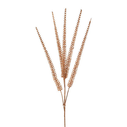 Foxtail Fern Spray Metallic Gold (92cmH)