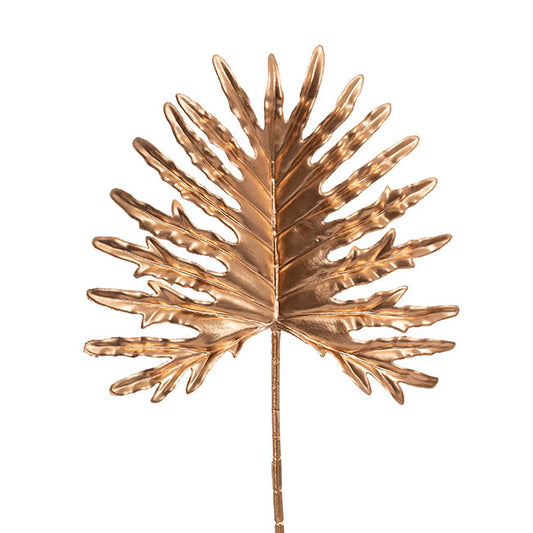 Philo Fingers Leaf Stem Metallic Gold (55cmH)