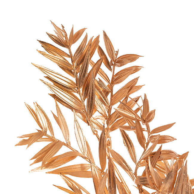 Rosemary Leaf Spray Metallic Gold (98cmH)