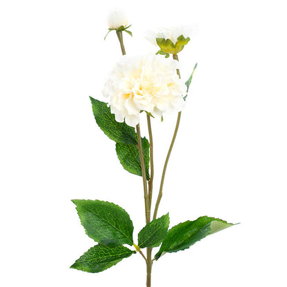 Barla Zinnia Spray Light Champagne (67cmH)