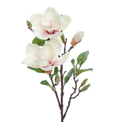 Magnolia Open Flower Spray with Bud Light Pink (71cmH)
