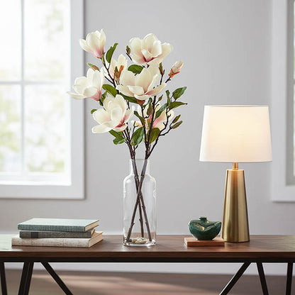 Magnolia Open Flower Spray with Bud Light Pink (71cmH)