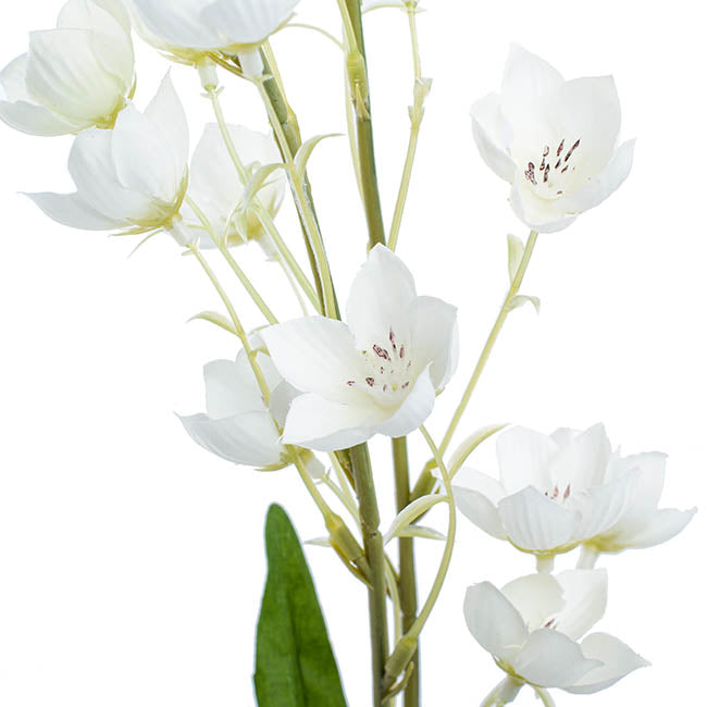 Bellflower Spray White (94cmH)