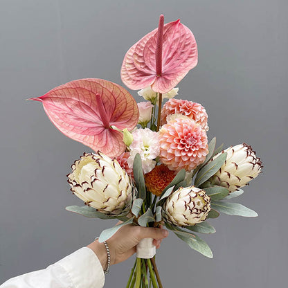Native Protea Off White (66cmH)