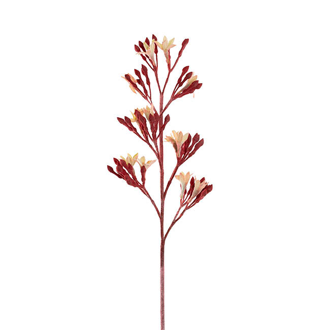 Native Artificial Kangaroo Paw Spray Dark Red (83cmH)