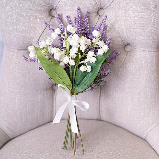 Lavender Bunch x 6 Violet (36cmH)
