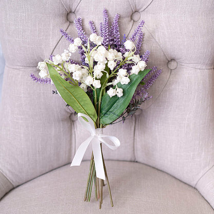 Lavender Bunch x 6 Violet (36cmH)