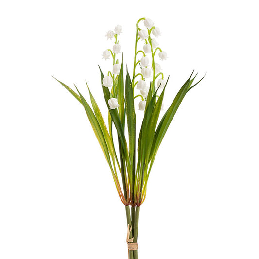 Lily of The Valley Bouquet White (28cmH)
