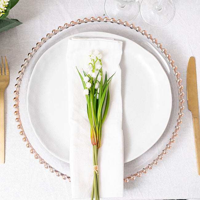 Lily of The Valley Bouquet White (28cmH)