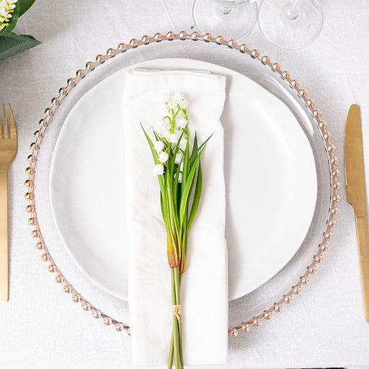 Lily of The Valley Bouquet White (28cmH)