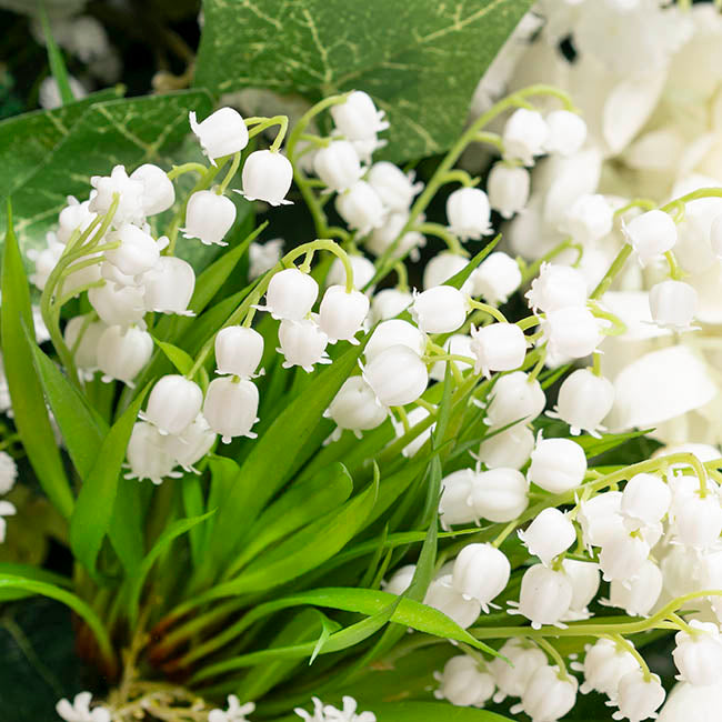 Lily of The Valley Bouquet White (28cmH)