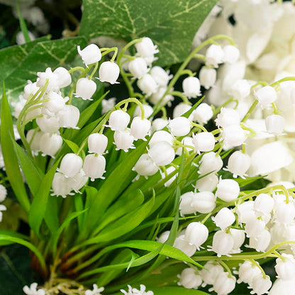 Lily of The Valley Bouquet White (28cmH)