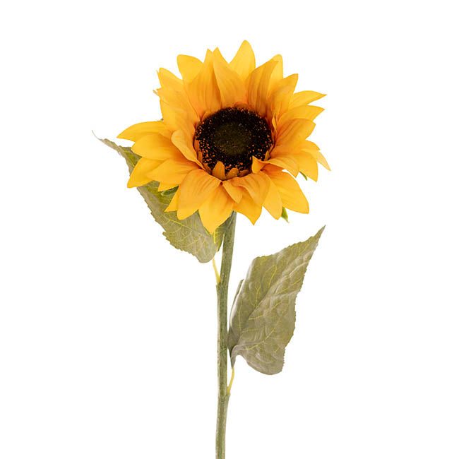 Real Touch Sunflower Stem Yellow (16cmDx60cmH)