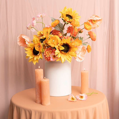 Real Touch Sunflower Stem Yellow (16cmDx60cmH)