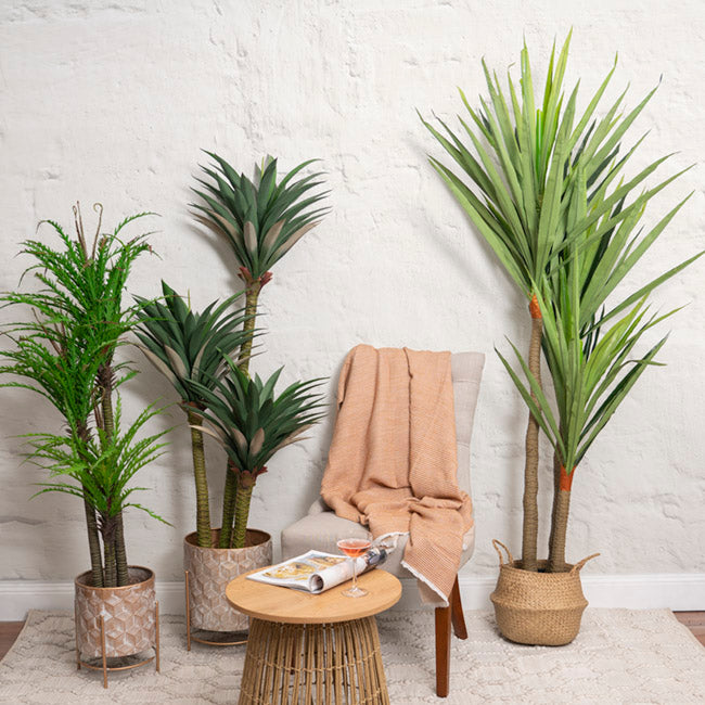 Artificial Pineapple Potted Tree Green (160cmH)