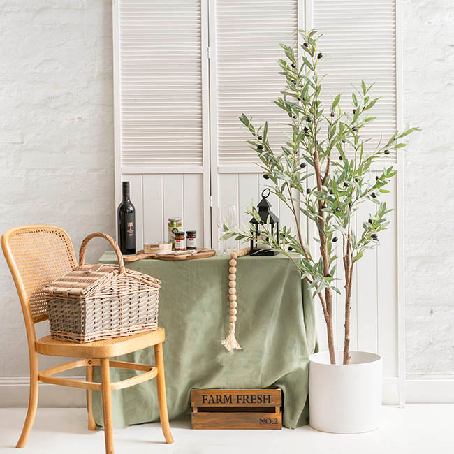 Real Touch Artificial Olive Tree Green (160cmH)