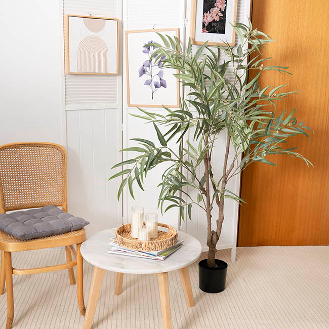 Artificial Eucalyptus Saligna Tree Potted Green (160cmH)