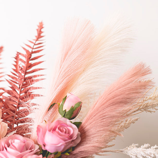 Single Stem Pampas Spray Soft Pink (70cmH)