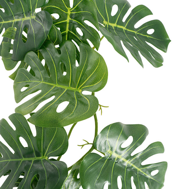 Real Touch Philo Monstera Vine Garland Green (130cmH)