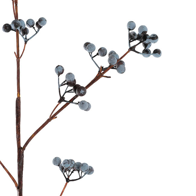 Blueberry Twig Spray Blue (79cmH)