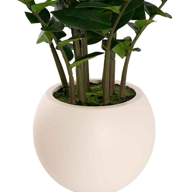 Faux Zamiifolia Potted Plant Real Touch Green (75cmH)