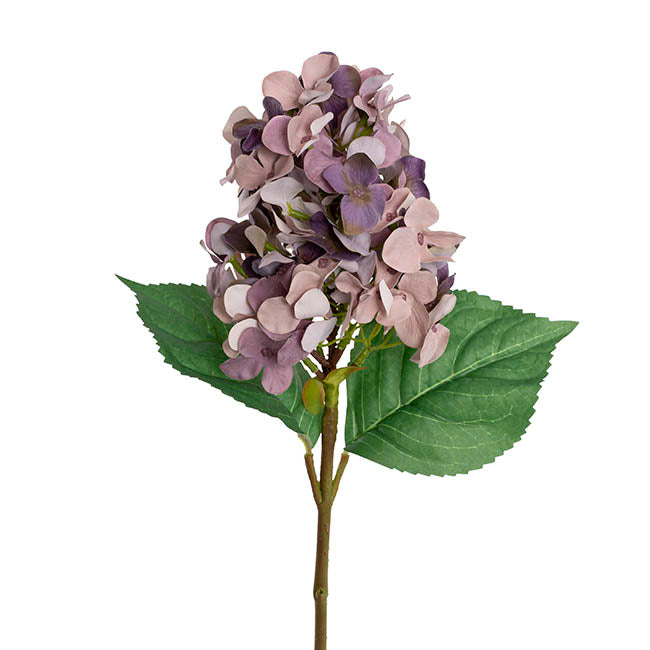 Real Touch Tower Hydrangea Stem Ombre Purple (57cmH)