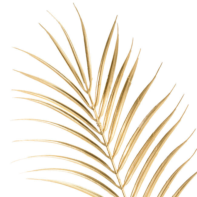 Palm Leaf Spray Metallic Gold (95cmH)