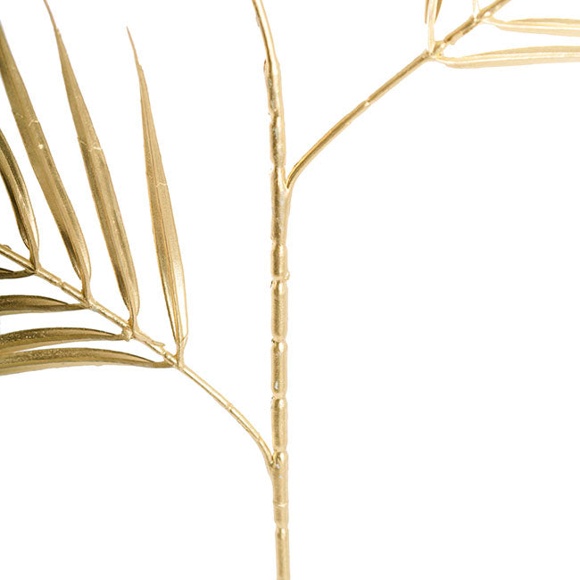 Palm Leaf Spray Metallic Gold (95cmH)