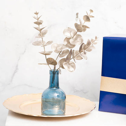 Eucalyptus Leaf Spray Champagne (62cmH)