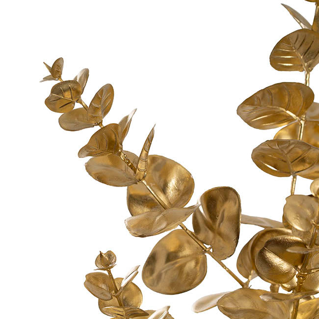 Eucalyptus Leaf Spray Gold (62cmH)