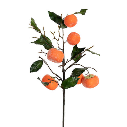 Persimmon Branch Spray Orange (70cmH)
