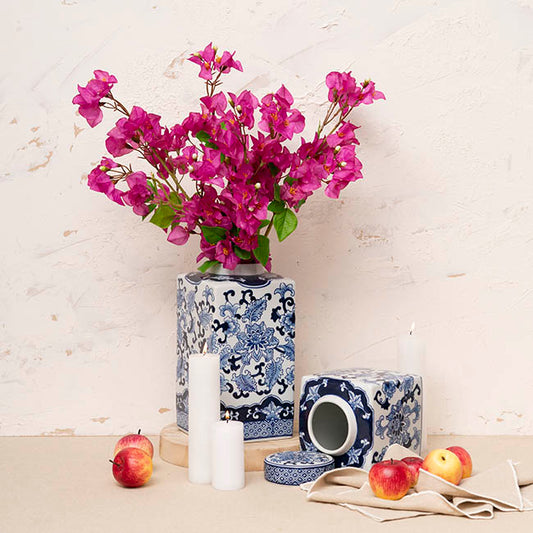 Artificial Bougainvillea Spray Purple (74cmH)