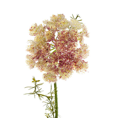 Lace Flower Spray Cream Purple (73cmH)