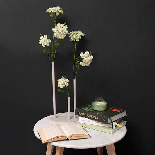 Lace Flower Spray White (73cmH)