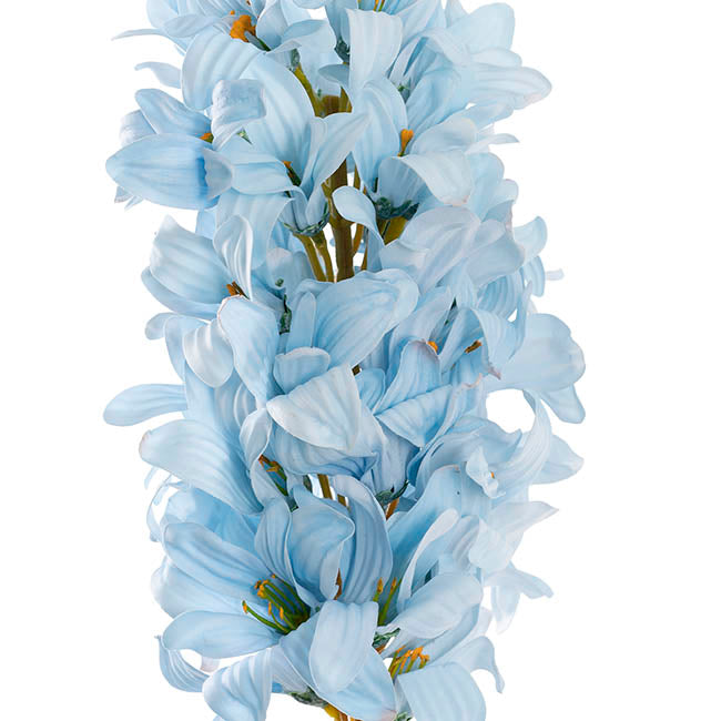 Real Touch Hyacinth 40 Head Stem Soft Blue (50cmH)