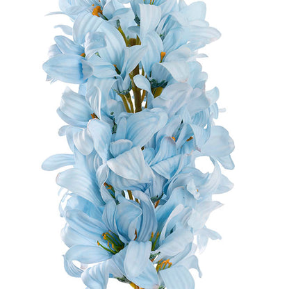 Real Touch Hyacinth 40 Head Stem Soft Blue (50cmH)