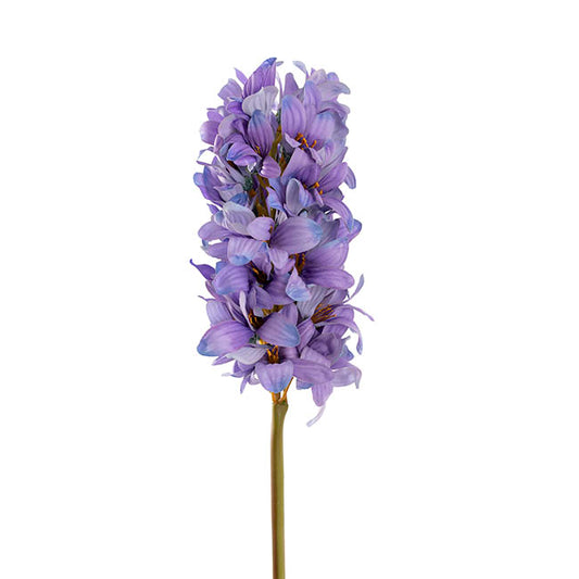 Real Touch Hyacinth 40 Head Stem Purple (50cmH)