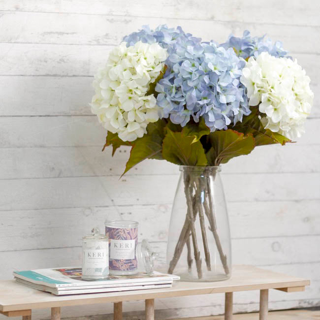 Princess Hydrangea Stem Blue (106cmH)