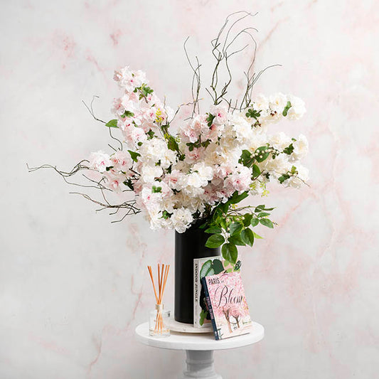 Large Cherry Blossom Spray Branch Soft Pink (103cmH)