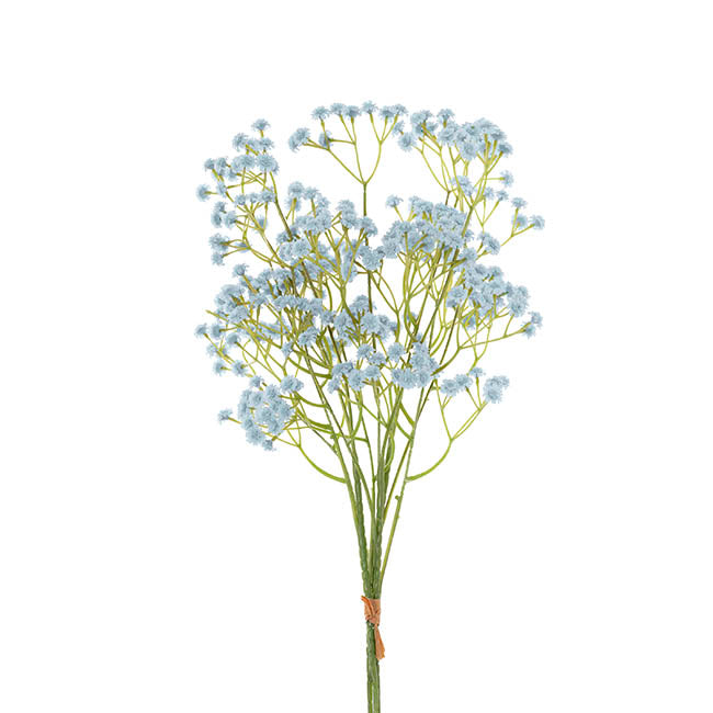 Gypsophila Baby's Breath Bunch x 3 Soft Blue (62cmH)
