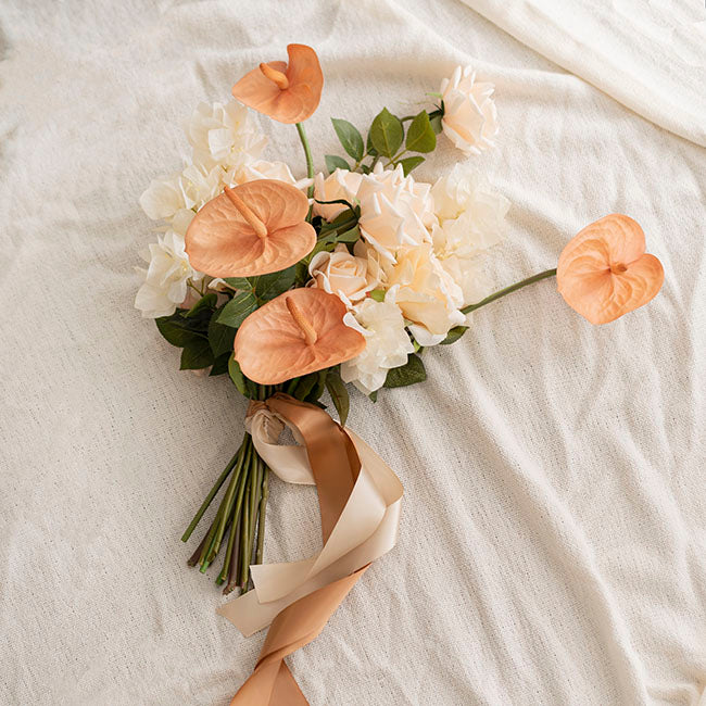 Real Touch Anthurium Caramel Beige (63cmH)