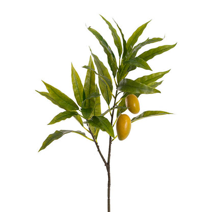 Real Touch Mango Spray Branch Green (73cmH)
