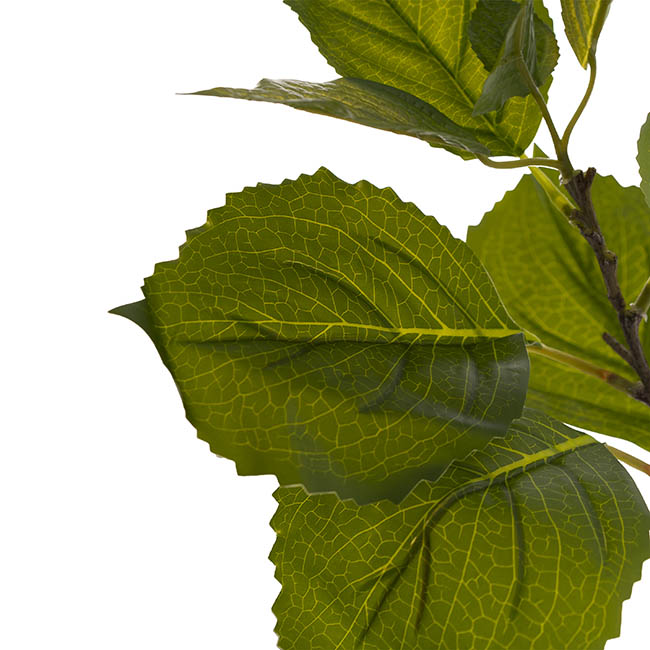 Real Touch Hydrangea Leaf Spray Green (70cmH)