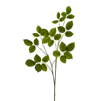 Real Touch Rose Leaf Spray Green (95cmH)