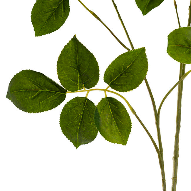 Real Touch Rose Leaf Spray Green (95cmH)