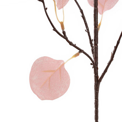 Frosted Eucalyptus Spray Light Pink (90cmH)