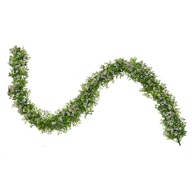 Gypsophila Baby's Breath Garland Blue (10cmWx135cmL)