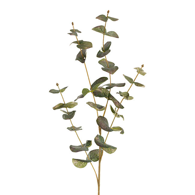 Eucalyptus Spray Flocked Real Touch Green (83cmH)